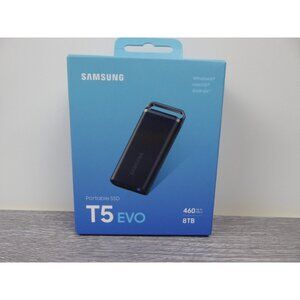 Samsung T5 EVO 8TB Black USB 3.2 Gen 1 Portable External SSD MU-PH8T0S/AM